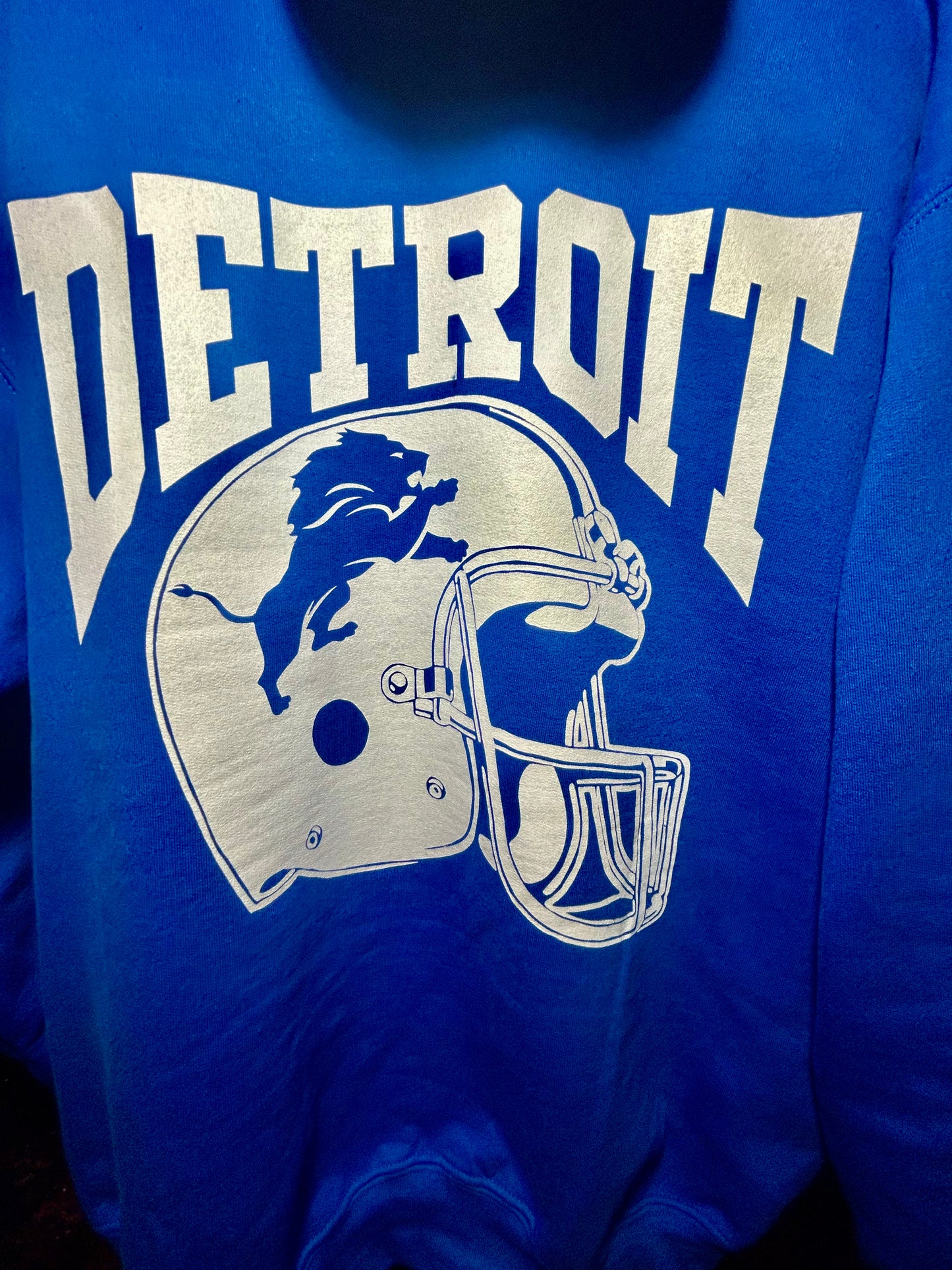 Royal Blue Lions Crewneck
